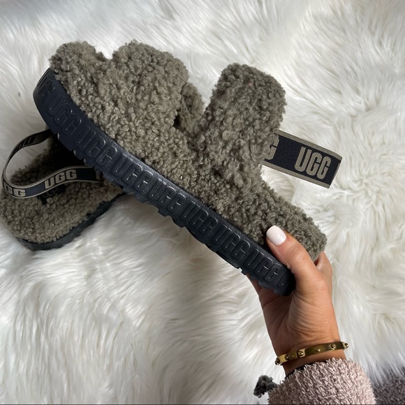 UGG Oh Fluffita Olive Green - Picture 4 of 4